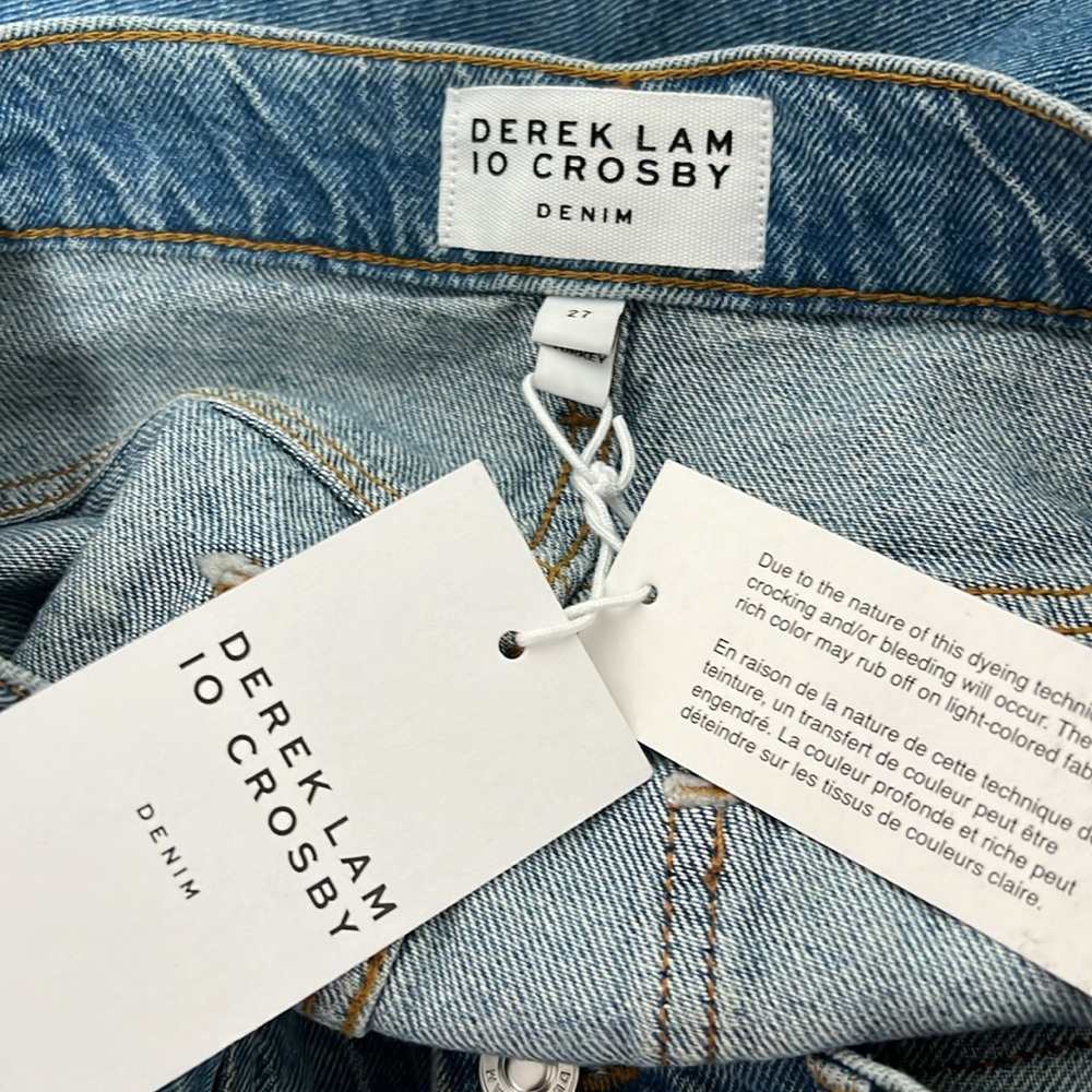 Derek Lam 10 Crosby Blue Denim Maxi Skirt NWT size 27 - Picture 9 of 12